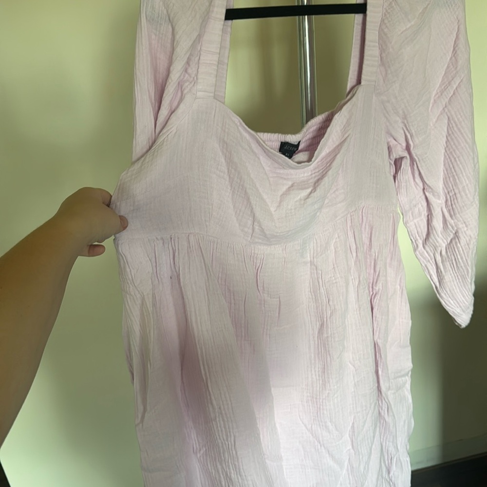 Pink, J-Crew, XL. New with tags!